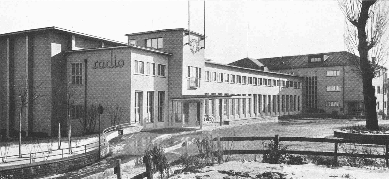 Erweiterungsbau des Radio-Studio Zürich: Architekten Otto Dürr Erweiterungsbau des Radio-Studio Zürich: Architekten Otto Dürr