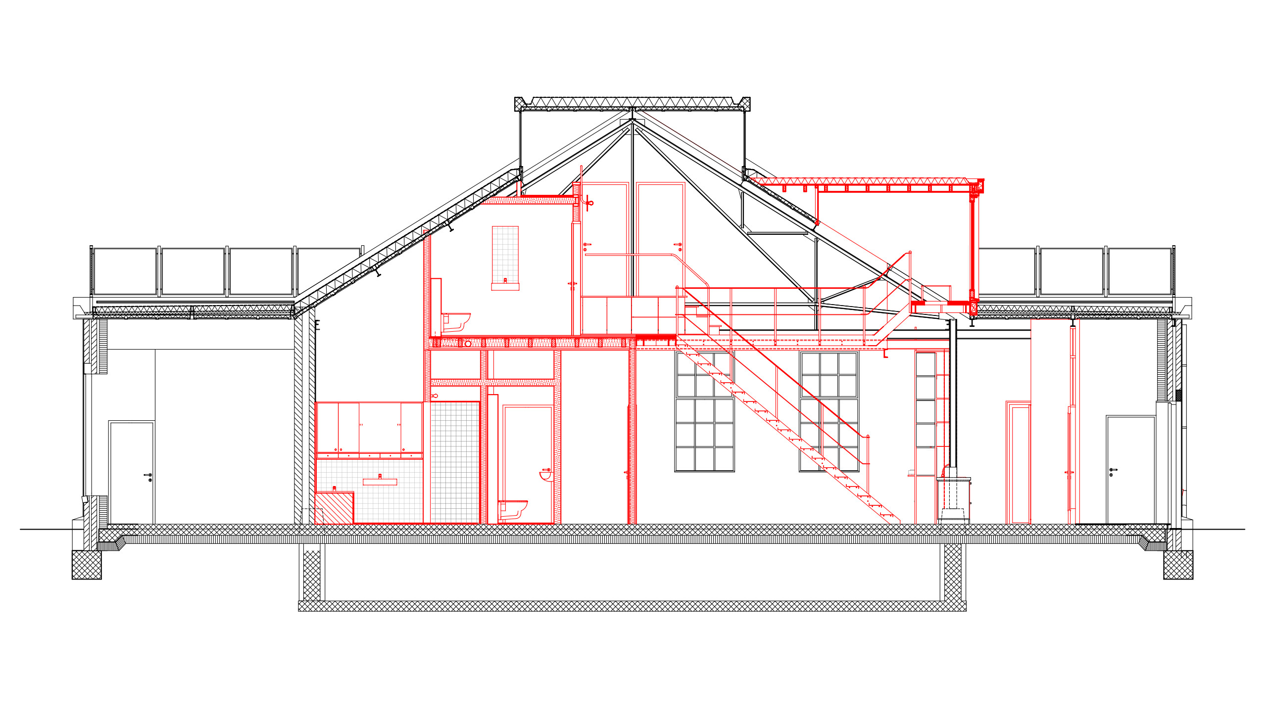 GAS Doorsnede AA GAS Doorsnede AA
